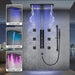 16"x28" Sorrento Digital Rainfall Bluetooth LED Shower System By Cascada Showers - Alternate View