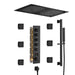 16"x28" Sorrento Digital Rainfall Bluetooth LED Shower System By Cascada Showers - Product Image 8