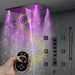 16"x28" Sorrento Digital Rainfall Bluetooth LED Shower System By Cascada Showers - Product Image 9