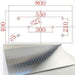 Cascada Showers 16"x31" Ceiling Mount Rainfall LED Shower Head include Shower Arm - Product Image 7