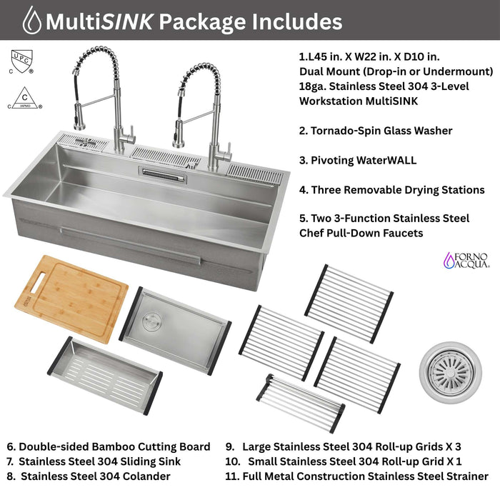 Forno ACQUA Kitchen Sink - view 17