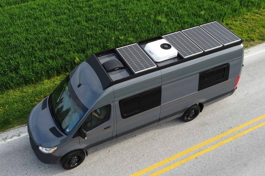 Orion Van Gear Sprinter Drop Down Solar Panel Brackets (Set of 4) Power Accessories - Side View