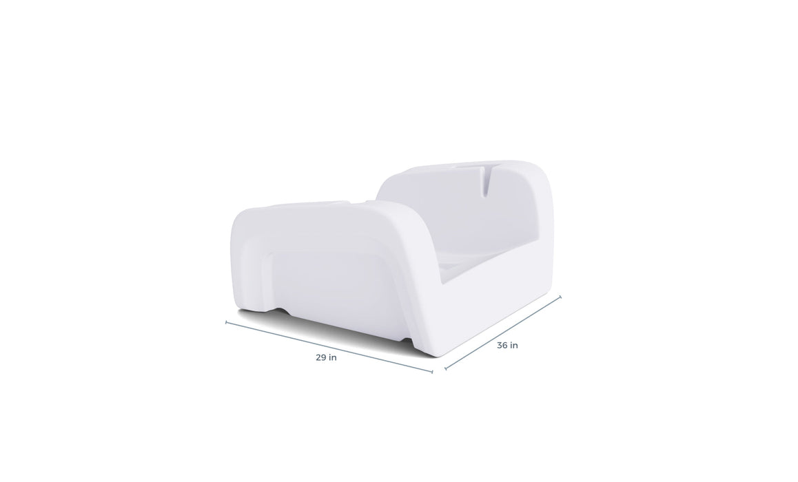 Ledge Lounger Signature Chaise Armrest Console — view 9
