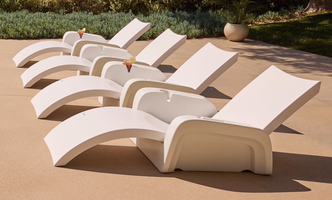 Ledge Lounger Signature Chaise Armrest Console — view 2
