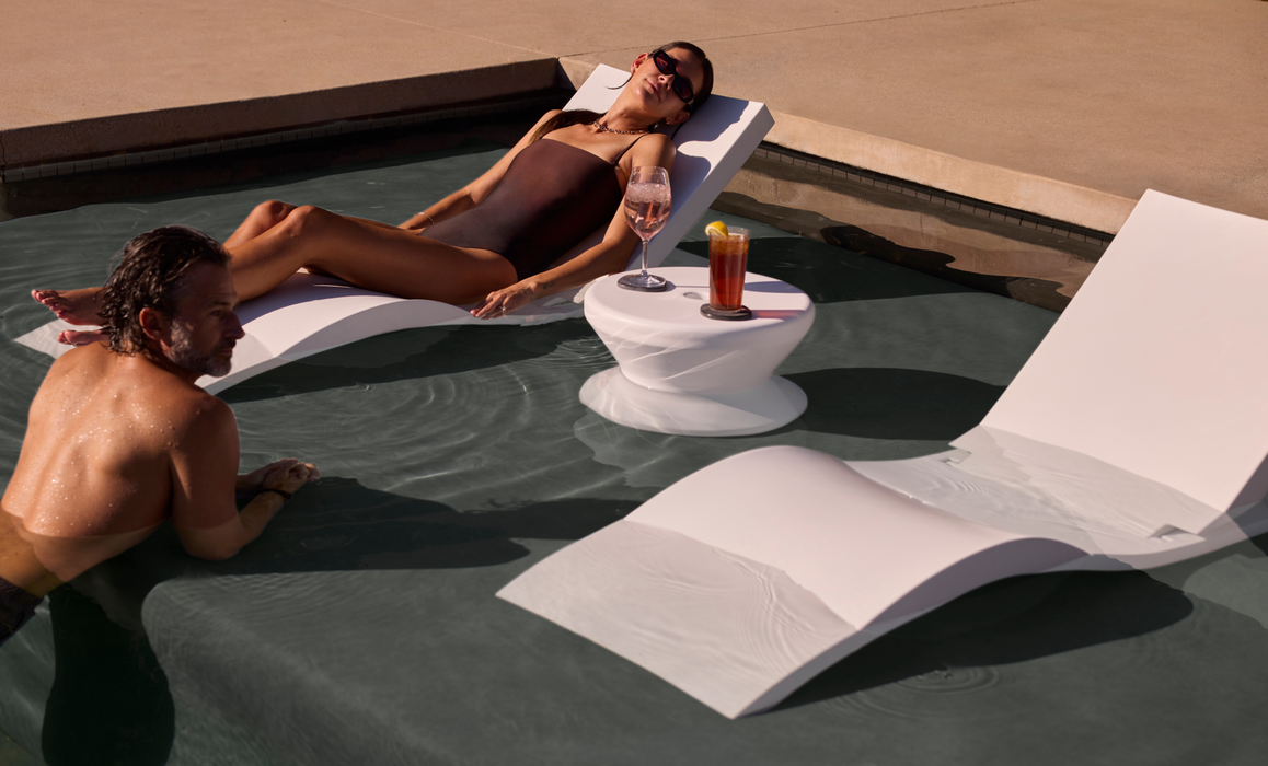 Ledge Lounger Signature Adjustable Recline Chaise — view 2