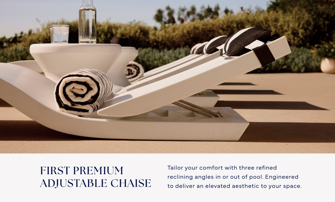 Ledge Lounger Signature Adjustable Recline Chaise — view 8