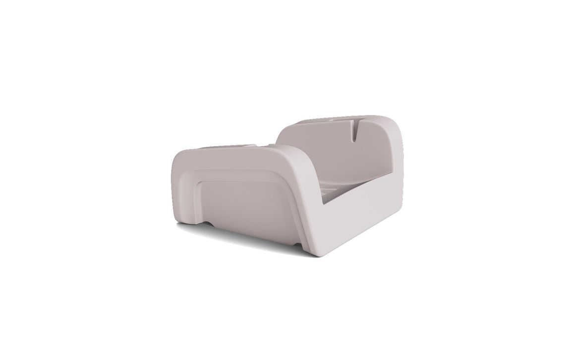 Ledge Lounger Signature Chaise Armrest Console — Cloud