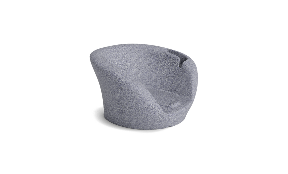 Ledge Lounger Autograph Chaise Armrest Console — Granite Gray