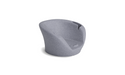 Ledge Lounger Autograph Chaise Armrest Console — Granite Gray