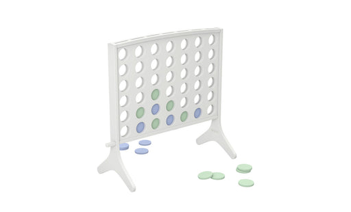 Ledge Lounger Four In A Row-White-Sage Green-Sky Blue — view 1