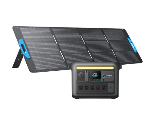 Green Vista Living Anker SOLIX C800X Solar Generator + 200W Solar Panel - Main Product Image