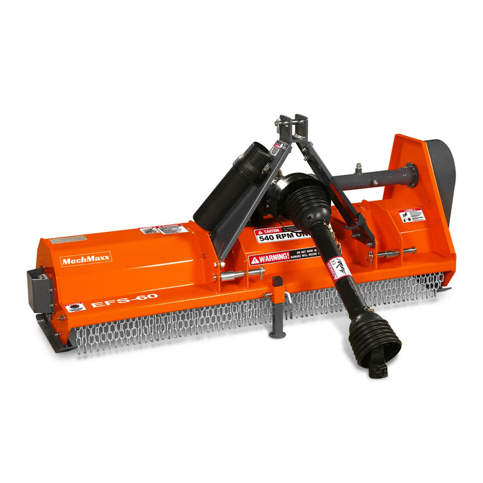 3-Point PTO Stump Grinder & 60'' PTO Flail Mower Combo, SG24&EFS60