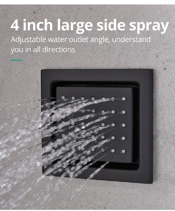 Cascada Showers 14"x20" LED Shower System with 4-Way Shower Mixer - Product Image 11