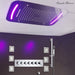 Cascada Showers 17"x28" Luxurious recessed waterfall & rainfall LED shower system and Sliding Bar - Product Image 8