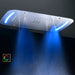 Cascada Showers 17"x28" Luxurious recessed waterfall & rainfall LED shower system and Sliding Bar - Product Image 11