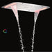 Cascada Showers 17"x28" Luxurious recessed waterfall & rainfall LED shower system and Sliding Bar - Product Image 14