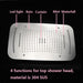 Cascada Showers 17"x28" Luxurious recessed waterfall & rainfall LED shower system and Sliding Bar - Detail View 2