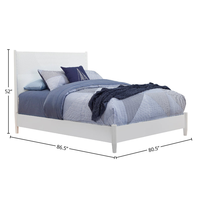 Alpine Furniture Tranquility Bed, White