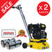 Tomahawk Power 8” Gas Concrete Scarifier Planer Grinder with 5.5 HP Honda Engine Blade Bundle - Main Product Image