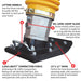 3.6HP Honda Vibratory Rammer Jumping Jack Tamper with Honda GXR120 Engine Impact Force 3,550 lbs/ft - lifestyle in-use