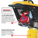 3.6HP Honda Vibratory Rammer Jumping Jack Tamper with Honda GXR120 Engine Impact Force 3,550 lbs/ft - back view