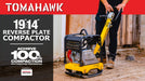 6.5 HP Honda Reverse Hydraulic Plate Compactor for Asphalt, Aggregate, Cohesive Soil Compaction - side view