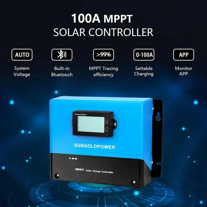 Green Vista Living Sungold Power Off Grid Solar Kit 4000W Inverter 12VDC 120V/240V Battery 1200 Watt Solar... - Close-Up