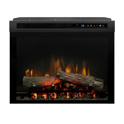 Dimplex Multi-Fire XHD 23-Inch Built Electric Fireplace Firebox with Logs in Black (XHD23L) Dimplex