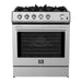 Forno Leonardo Espresso 30-Inch Gas Range in Stainless Steel (FFSGS1116-30) FORNO
