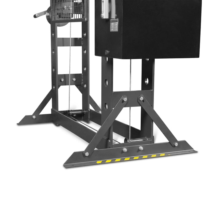 75 Ton H-Frame Electric Hydraulic Shop Press with Hand Winch,  110V Mo — view 17
