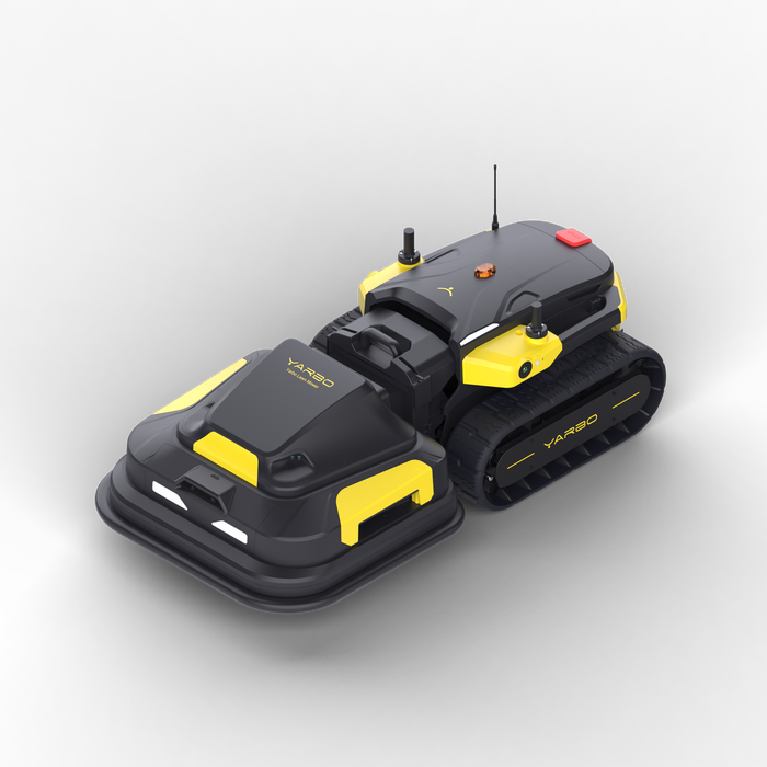 All-terrain autonomous mower maintaining large yard