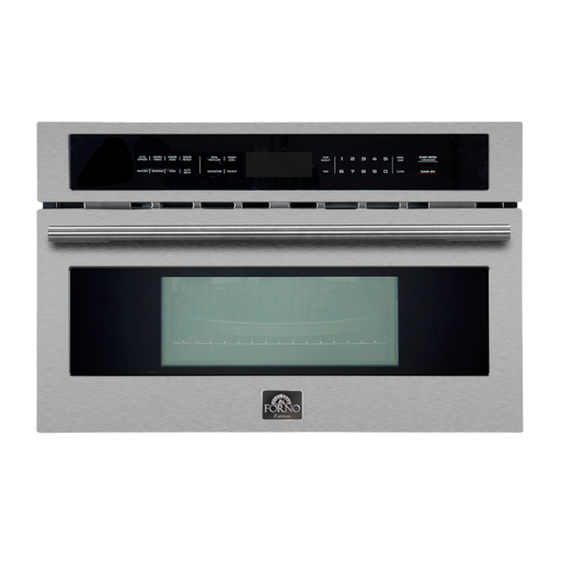 FORNO Capoliveri 30 Inch Stainless-Steel 1000 Watts Microwave Drawer 1.2 cu.ft. FORNO