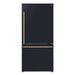 Forno Milano Espresso 31" Black 17.2 cu. ft -FFFFD1785-31BLK FORNO