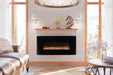 Winslow 36-Inch Wall-Mount/Tabletop Linear Electric Fireplace in Black (SWM3520) - front view