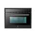 Forno Oliena Espresso 24-Inch 1.6 Cu.ft Compact Oven in Black with Brass Handle (FMWDR3093-24BLK) FORNO