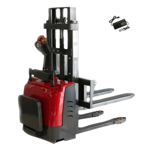 SUNMAX PS3300FE-2M — PS3300FE-2M Full-Electric Walkie Pallet Stacker – 3,300 lb Capacity, 78.7" Lift 