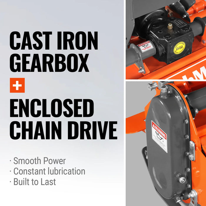 45 in Rotary Tiller,  3 Point Hitch Cat.1,  Chain Drive,  PTO Shaft In — lifestyle view