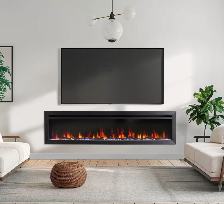 SimpliFire Allusion Slim 72-inch linear electric fireplace (SF-ALLS72)