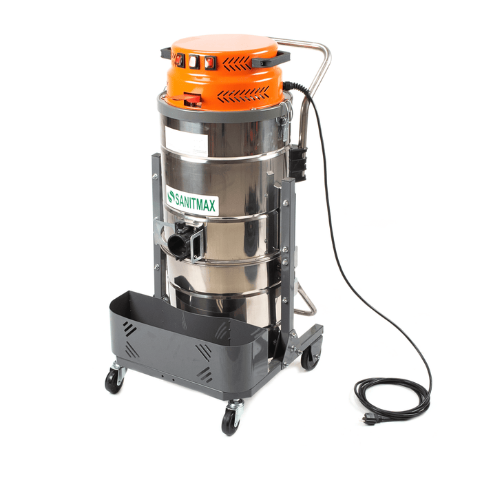 SM73 Industrial Wet-Dry Vacuum Cleaner – 3600W Triple Motor, 19-Gal Capacity, HEPA Filtration