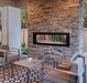 Empire Boulevard 48 inch linear direct vent see-through gas fireplace DVLL48SP90