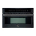 Forno Oliena Espresso 30-Inch 1.6 Cu.ft Compact Oven in Black with Stainless Steel Handle FMWDR3093-30BLK FORNO