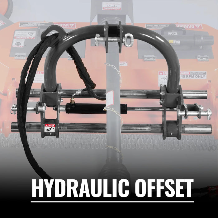 60 in Orchard Finish Mower,  3 Point Hitch Cat.1,  Hydraulic Offset, — lifestyle view