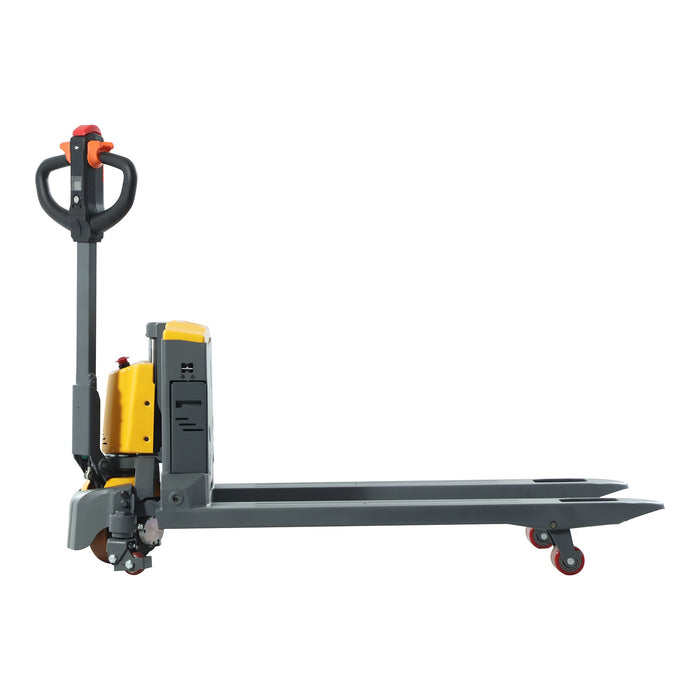 Xilin CBD20W-II-Li electric pallet jack fork and load detail