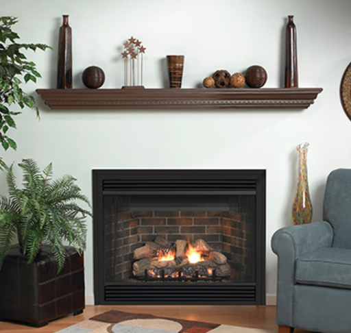 Empire Keystone Deluxe 36 inch B-vent gas fireplace BVD36FP