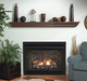 Empire Keystone Deluxe 36 inch B-vent gas fireplace BVD36FP
