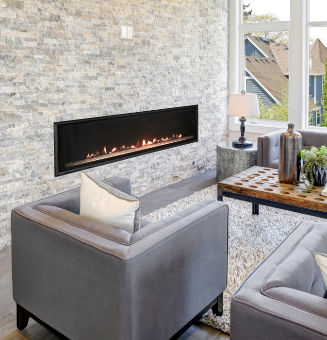 Empire Loft 46 inch linear direct vent gas fireplace DVL46BP