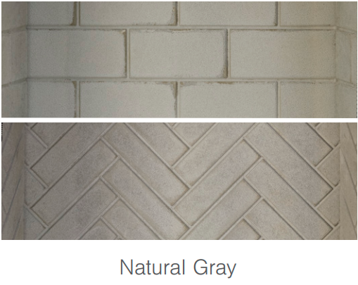 WDR3850 traditional stacked refractory, Natural Gray