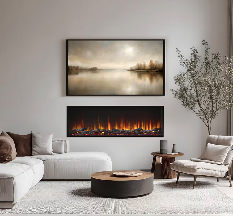SimpliFire Scion 55-inch linear electric built-in fireplace (SF-SCN55)