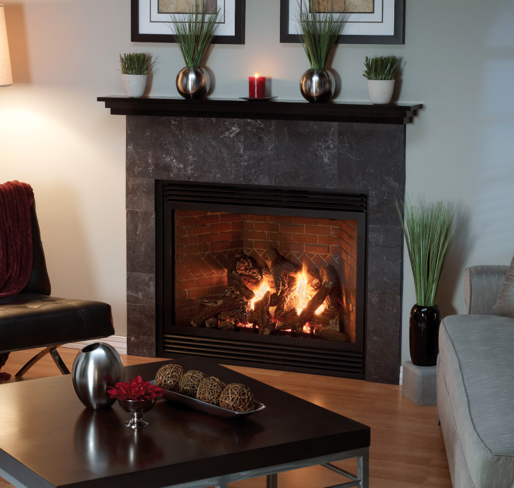 Empire Tahoe Luxury direct vent gas fireplace (42 inch shown)