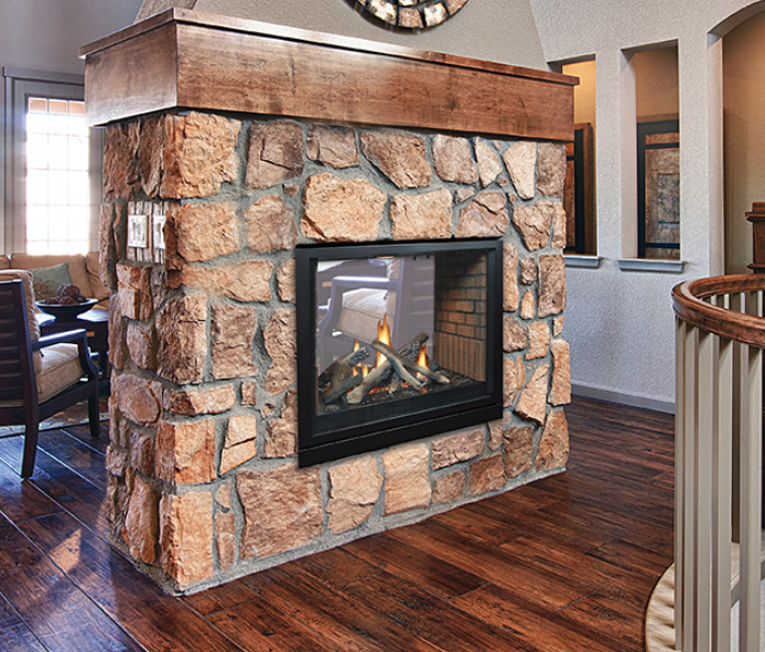 Empire Tahoe Clean-Face 36 inch see-through direct vent gas fireplace DVCP36SP